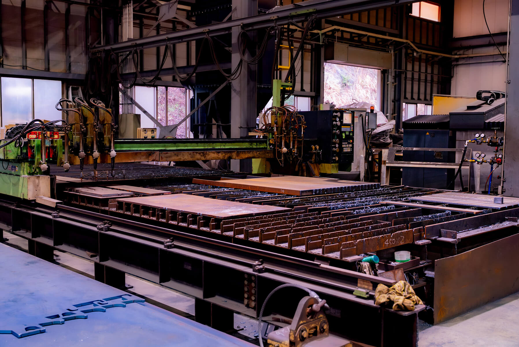 ガス溶断のイメージ