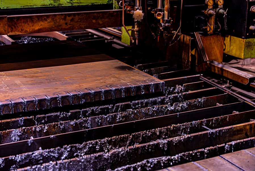 ガス溶断のイメージ