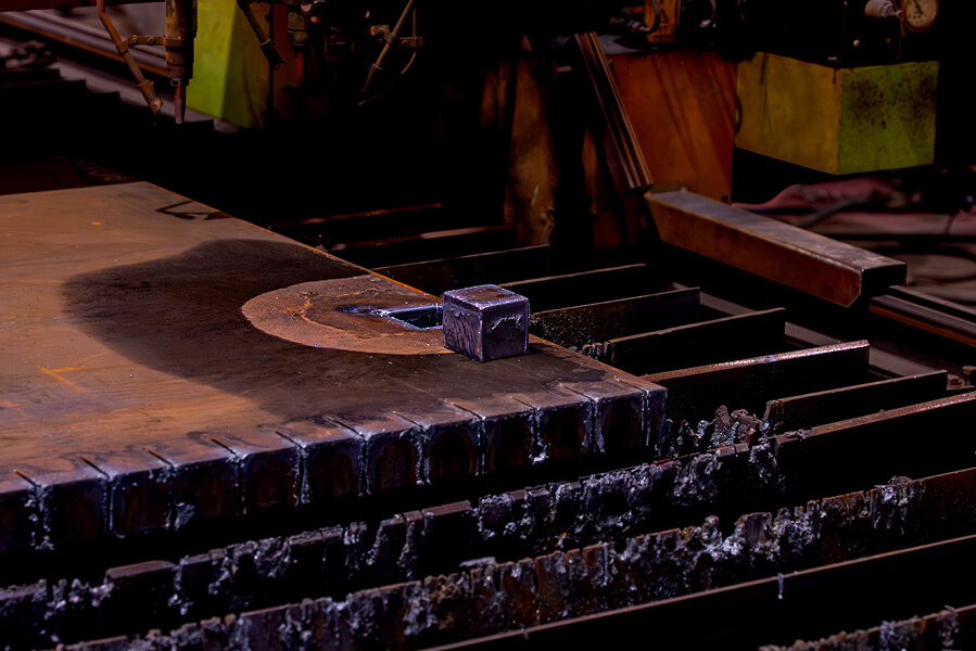 ガス溶断のイメージ